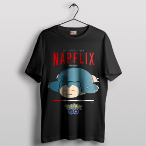 Pokemon Snorlax Marathon on Napflix T-Shirt