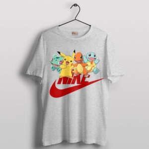 Pokémon Trainer Collection Nike Style Sport Grey T-Shirt