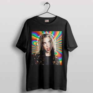 Pop Music Passion Dua Lipa's Baby Black T-Shirt