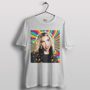 Pop Music Passion Dua Lipa's Baby Sport Grey T-Shirt