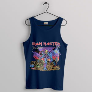 Power of Skeletor with Iron Maiden Navy Tank Top