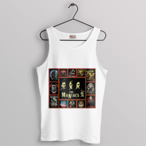 Prepare for Terror The Maniacs Horror White Tank Top