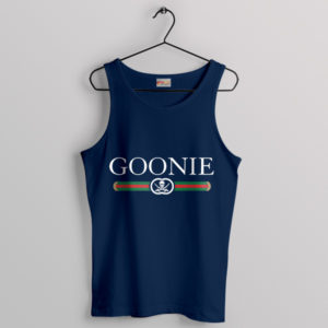 Quest for the Emblem Goonie Pirate Navy Tank Top