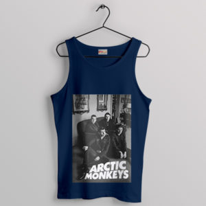 Redefine Style Arctic Monkeys Fashion Navy Tank Top