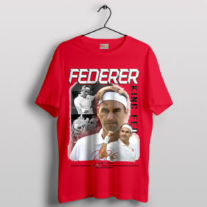 Regal Rally King Roger Federer Red T-Shirt