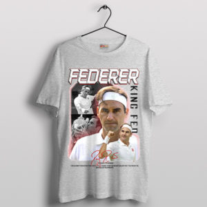 Regal Rally King Roger Federer Sport Grey T-Shirt