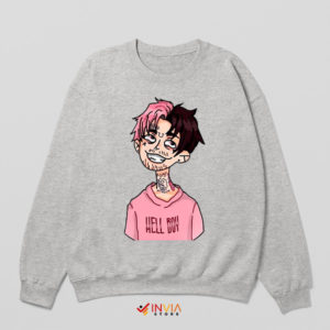 Remembering Lil Peep Hellboy Sport Grey Sweatshirt