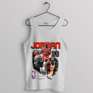 Retro Flight Michael Jordan's 23 Sport Grey Tank Top