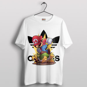 Retro Gaming Style Mario Bros Game White T-Shirt