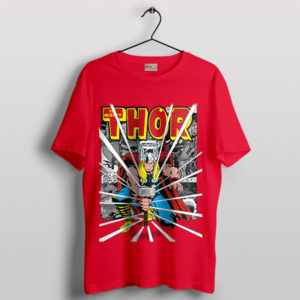 Retro Marvel Thor's Vintage Hammer Red T-Shirt