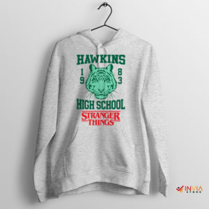 Retro Rebel of Hawkins High School '83 Sport Grey Hoodie