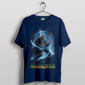 Ride the Lightning with The Mandalorian Navy T-Shirt