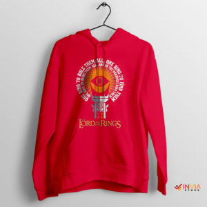 Ring that Changed History LOTR Quote Red Hoodie