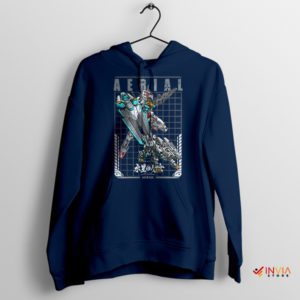 Rise of the Aerial Gundam Flight Navy Hoodie