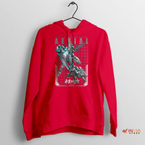 Rise of the Aerial Gundam Flight Red Hoodie