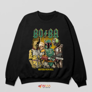 Rock Anthem with Boba Fett ACDC Sweatshirt