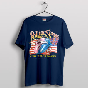 Rock Legends Live Rolling Stones '89 Navy T-Shirt