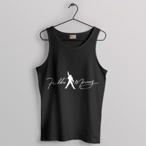 Rock Star's Silhouette Freddie Icon Black Tank Top