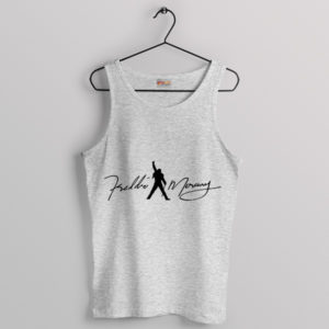 Rock Star's Silhouette Freddie Icon Sport Grey Tank Top