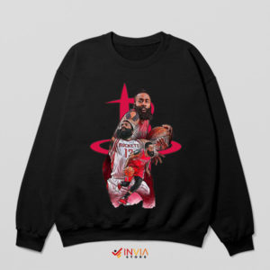 Rockets Red Glare James Harden Black Sweatshirt