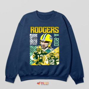 Rodgers Rocket Dynamic Quarterback Navy Sweatshirt