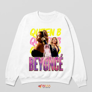 Royal Rhythm Beyoncé Queenly White Sweatshirt