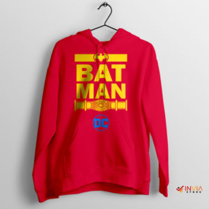 Run DMC-Inspired Batman Gotham Hip-Hop Red Hoodie