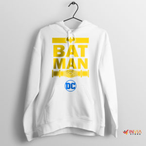 Run DMC-Inspired Batman Gotham Hip-Hop White Hoodie