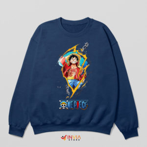 Sail the Seven Seas with Luffy Navy Sweatshirt