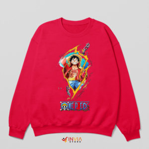 Sail the Seven Seas with Luffy Red Sweatshirt