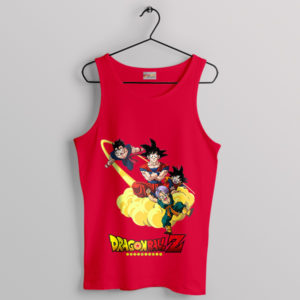 Saiyan Force Goku Goten Gohan Trunks Red Tank Top