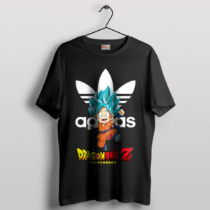 Saiyan Style with Adidas Twist Goku Black T-Shirt