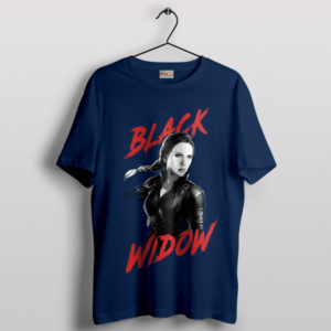 Savior of the Shadows Black Widow Navy T-Shirt