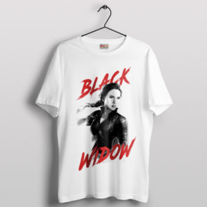 Savior of the Shadows Black Widow White T-Shirt