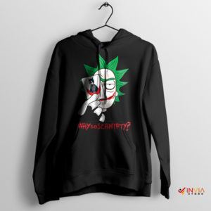 Schwifty Smiles Joker x Rick Black Hoodie