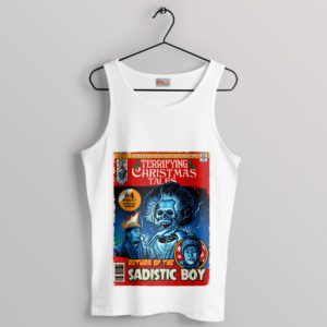 Season's Scares Terrifying Home Alone White Tank Top