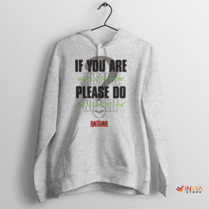 Silent Justice The Batman's Words Echo Sport Grey Hoodie