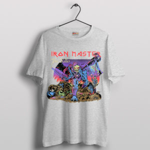 Skeletor Maiden Masters of the Universe Sport Grey T-Shirt