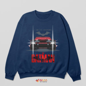 Sleek and Stylish The Batman's Batmobile Navy Sweatshirt