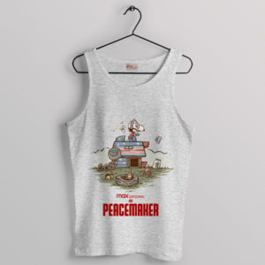 Snoopy Meets Peacemaker DC Comics Sport Grey Tank Top