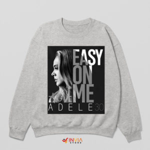 Soulful Adele Easy On Me Cover Art Sport Grey Sweatshirt