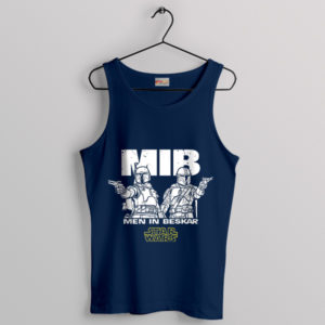 Space Outlaws and MIB Mandalorian Navy Tank Top