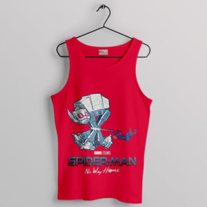 Spider-Man’s Epic Clash with AT-Ats Red Tank Top
