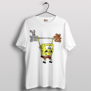 SpongeBob Gets Pumped Weightlifting T-Shirt