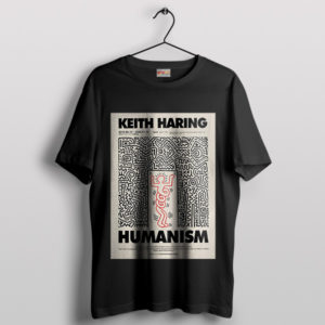 Spring into Humanism Keith Haring Black T-Shirt