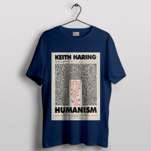 Spring into Humanism Keith Haring Navy T-Shirt