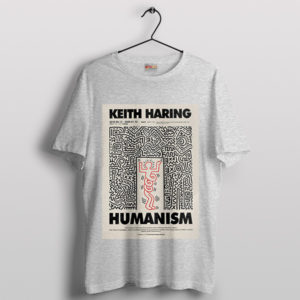 Spring into Humanism Keith Haring Sport Grey T-Shirt