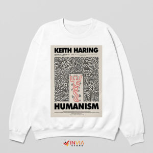 Springtime Harmony Keith Haring Art Sweatshirt