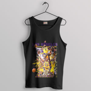 Staples Center Icons All Legends Lakers Black Tank Top