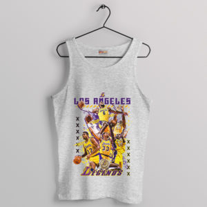 Staples Center Icons All Legends Lakers Sport Grey Tank Top